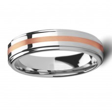 Mens Womens 8MM Silver Tungsten Carbide Rings Center Rose Gold Glue High Polished Couple Wedding Band Carbon Fiber