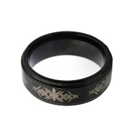 Tungsten Carbide Rings 8MM Couple Wedding Bands Mens Carbon Fiber Custom Engraved Black With Celtic Laser Designed