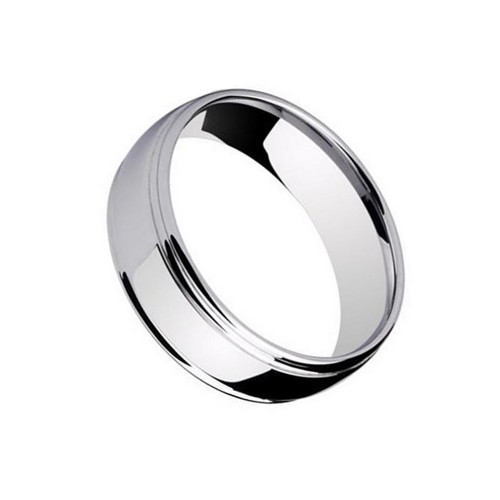 8MM Silver Men Women Couples Wedding Bands High Polished Finished Tungsten Carbide Rings Personalized Carbon Fiber