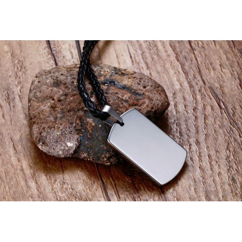 Women's Or Men's Tungsten Carbide Chokers Necklaces Soldier Dog Pendant Necklace Men Jewelry Gifts For Mens And Womens