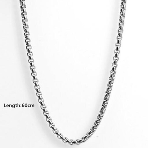 Women's Or Men's Choker in Silver-Color Tungsten Carbide Cross Pendant Black Rope Cord Chain Necklaces Men Fashion