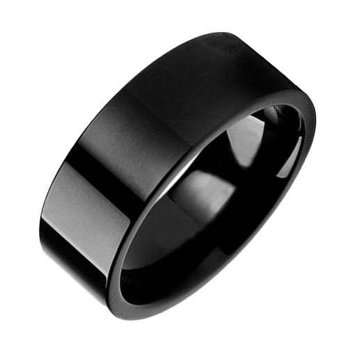 Tungsten Carbide Rings Couples Wedding Bands Black Flat High polished Engraving Carbon Fiber Unisex Comfort fits